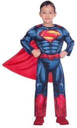 Stroje dla dzieci, strój superman licencja, rozmiar 128