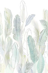 Fototapeta mural pióra Grandeco Orom 2 A73501 159x280