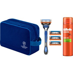 GILLETTE Zestaw Fusion UCL + Żel Sensitive 200