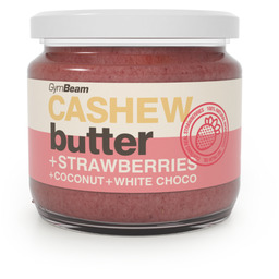 GymBeam Masło z orzechów nerkowca z Kokosem, Białą