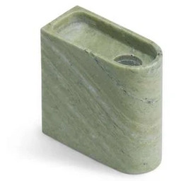 Northern - Monolith Świecznik Low Mixed Green Marble