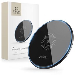 TECH-PROTECT Ładowarka indukcyjna QI15W-C1 15W Czarny
