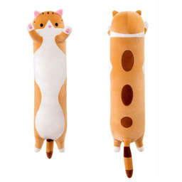 Maskotka Kot Kotek Poduszka Zagłówek Pluszak 70Cm