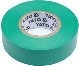 Yato Taśma elektroizolacyjna 19mmx20mx0,13mm, zielona YT-81652