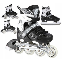Łyżworolki Rolki Wrotki Regulowane Rekreacyjne Łyżwy Dla Dzieci