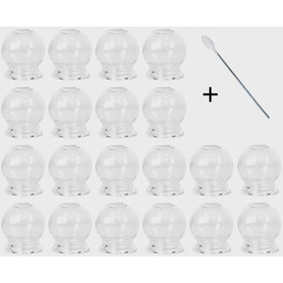 Bańki szklane 30 mm zestaw: 20 szt. +