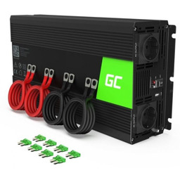 Green Cell Przetwornica 12V/230V 3000W/6000W Czysty sinus