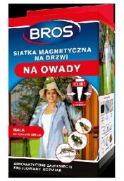 Siatka na owady 220x100 biała Bros moskitiera magnetyczna