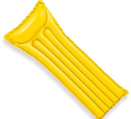 Materac plażowy do pływania ECONOMATS żółty Intex 59703