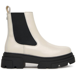 Sztyblety Tommy Hilfiger Shiny FW0FW09042 Beżowy