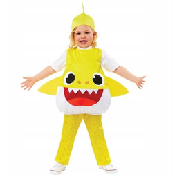 Kostium Strój dziecięcy Baby Shark Rekin żółty 2-3