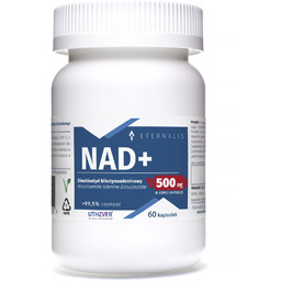 NAD+ UTHEVER (r) (Dinukleotyd Nikotynoamidoadeninowy) 500mg 60 szt
