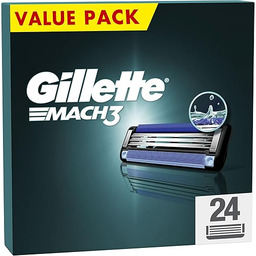Gillette Mach3 męskie wkłady do golarki, 24 liczby,