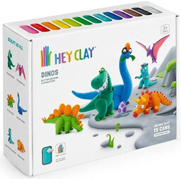 Hey Clay - Zestaw Dinozaury - TM Toys