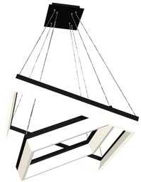 MILAGRO ML082 LAMPA WISZĄCA NERO 80W LED