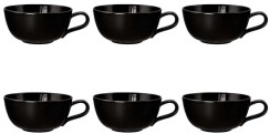 Seltmann Liberty Velvet Black 280ml Zestaw filiżanek