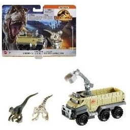 Matchbox Jurassic World Transporter z Welocirapto