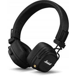 Marshall Major V Słuchawki bezprzewodowe nauszne czarne Bluetooth