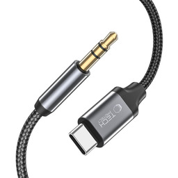Kabel przewód audio USB-C - mini jack 3.5mm