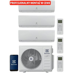 ELECTROLUX Klimatyzator Multi Split, Pompa ciepła powietrze -