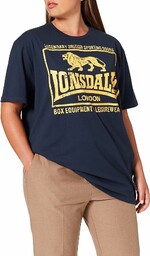 Lonsdale London Damski T-shirt Hounslow Regular Fit niebieski