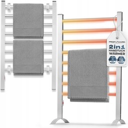 Grzejnik elektryczny łazienkowy suszarka drabinka stojący 2w1 ProfiCare
