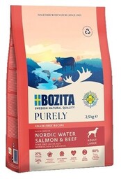 BOZITA Purely łosoś i wołowina karma bezzbożowa dorosłe