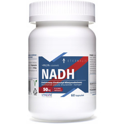 NADH UTHEVER (r) (Zredukowany NAD+) kapsułki 50mg 60