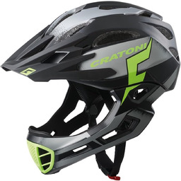 Kask rowerowy Cratoni C-Maniac Pro - Black/Lime Matt