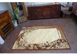Dywan HEAT-SET DEKOR 007 brąz 160x220 cm