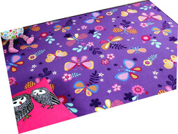Dywan Dla Dzieci 200x300 fioletowe motylki