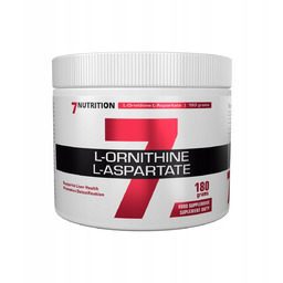 7NUTRITION L-ORNITHINE ASPARTATE 180G ASPARGINIAN ORNITYNY WĄTROBA