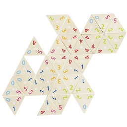 Trójkąty matematyczne, domino, Goki, gra planszowa