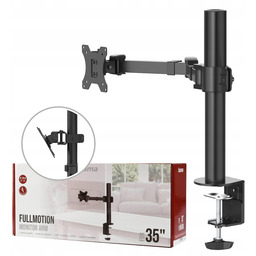 Uchwyt regulowany do monitora Hama 1 ramię 13-