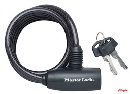 MASTERLOCK Zapięcie rowerowe QUANTUM 8mm 180cm KLUCZYK