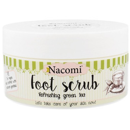 Nacomi Naturalny Cukrowy Peeling do Stóp Zielona Herbata