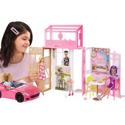 Domek dla lalek Barbie obracany o 360 ,