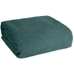 Koc 70 x 160 Design Bawełniano-Akrylowy Amber Turkusowy