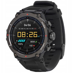 Smartwatch Męski Garett 5904238484654 czarny pasek