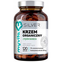 Suplement diety, MyVita Silver, Krzem organiczny, 120 kaps.