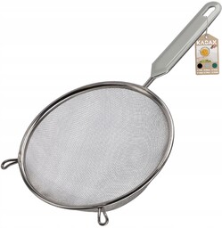 Sitko kuchenne nierdzewne 18 cm, szare