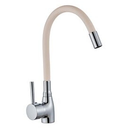 Bateria jednouchwytowa zlewozmywakowa sztorcowa LAVO beżowa