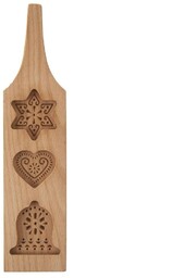 Forma do ciastek drewniana 35x8 cm