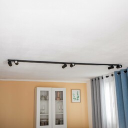 Nowodvorski Lighting Spot sufitowy Mono VI czarny, 6-pkt.