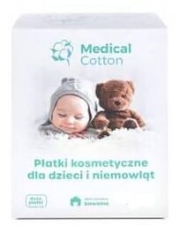 Medical Cotton Płatki kosmetyczne dla dzieci, 90 szt.
