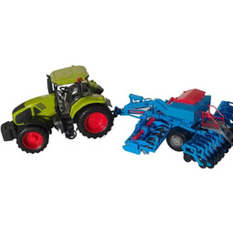 Traktor z siewnikiem peneumatycznym
