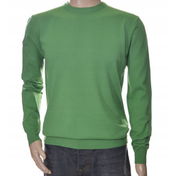 Sweter męski z kaszmiru i wełny merynosów kaszmirowy