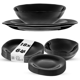 Zestaw obiadowy Vetriolo salaterka + talerz deserowy +