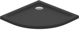 CERSANIT Brodzik półokrągły TAKO 80x4 czarny mat S204-033