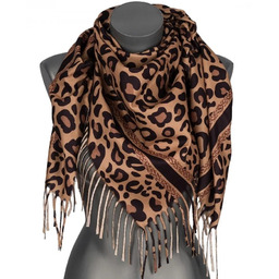 Chusta damska przejściowa w PANTERKĘ na prezent